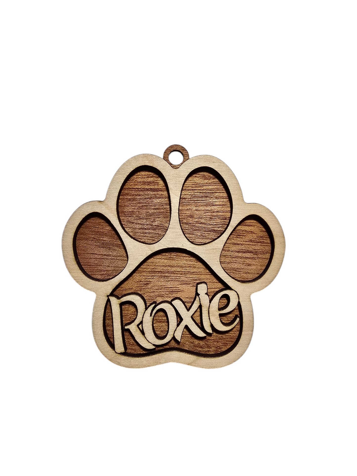 Paw Ornament Fundraiser Pet Dog Cat Customize with Name