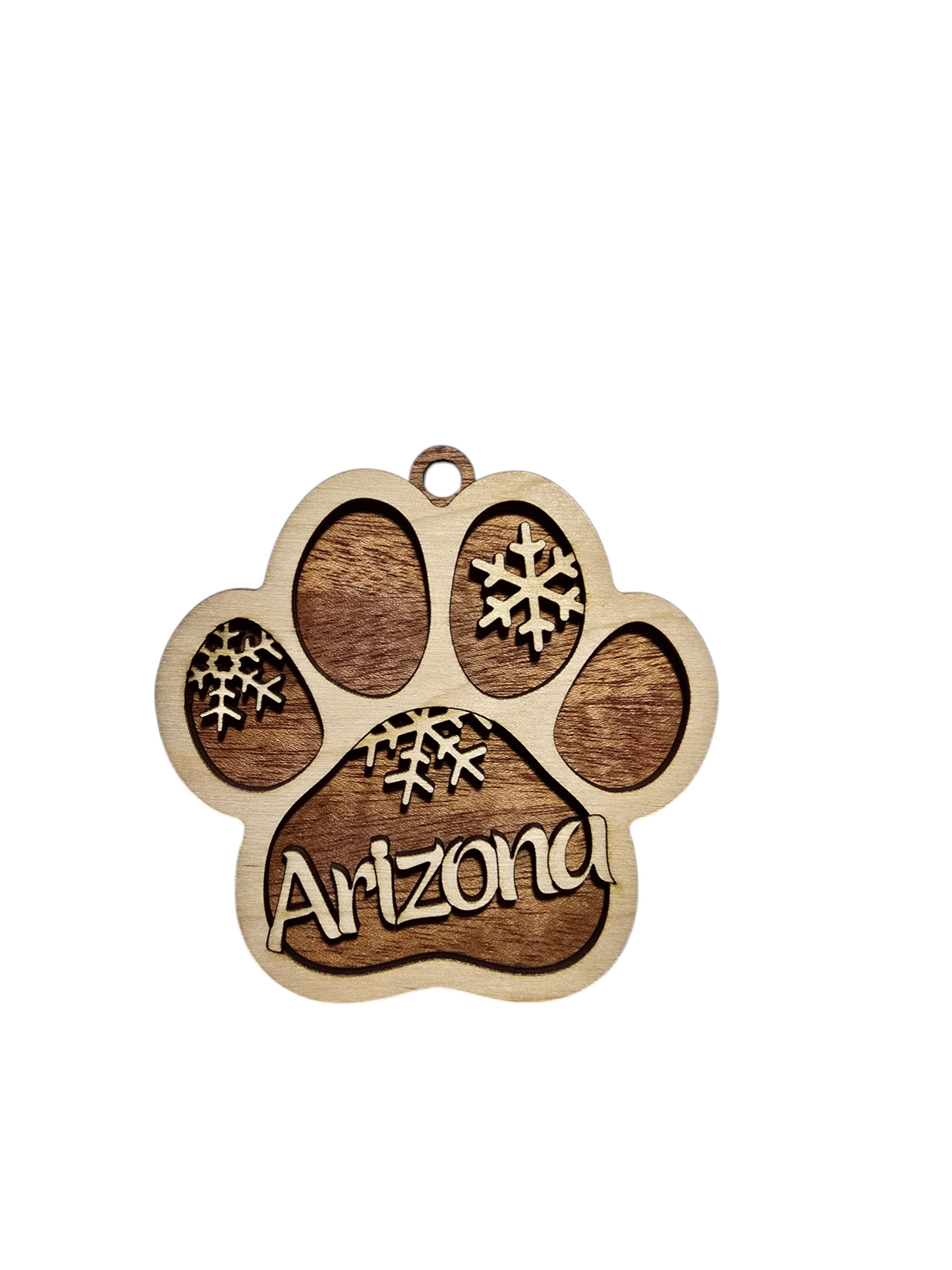 Paw Ornament Fundraiser Pet Dog Cat Customize with Name